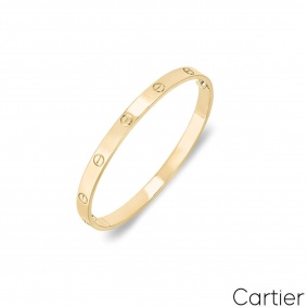Cartier Yellow Gold Plain Love Bracelet Size 16 B6035516 Cartier Yellow Gold Plain Love Bracelet Size 16 B6035516